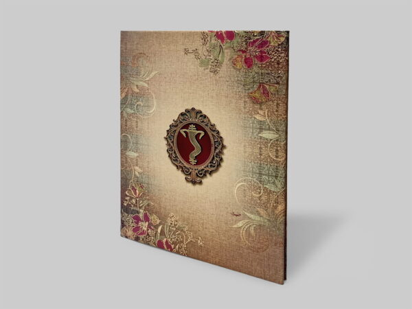 An image of Floral Garden Wedding Invitation Card from Times Cards.