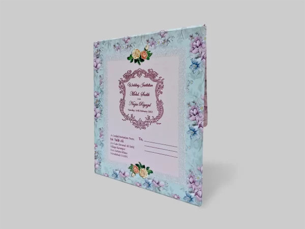 An image of Arabian Jasmine Wedding Invitation Card from Times Cards.