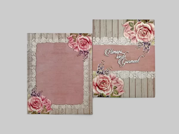 An image of Roses Harmony Wedding Invitation Card from Times Cards.