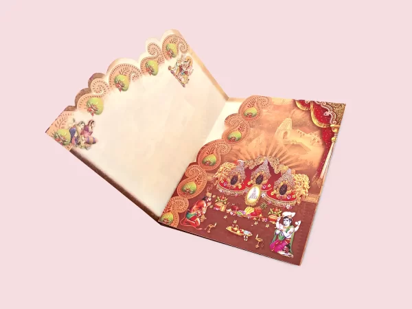 An image of Laser Cut Mata ka Jagran Card from Times Cards.