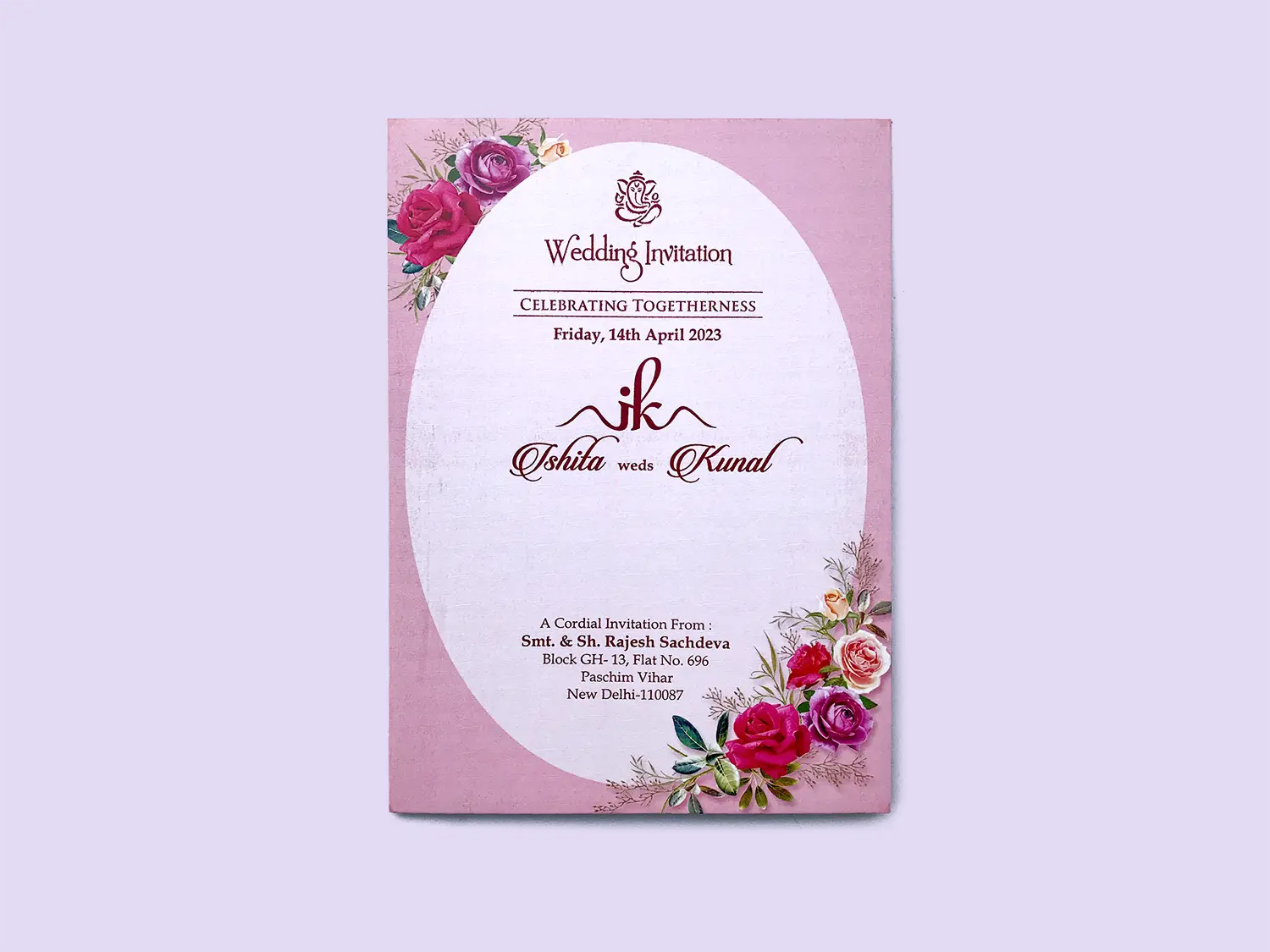 I will do unique wedding invitation card design - UniGigs