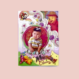 An image of Cute Cuts Mundan Ceremony Invitation Card from Times Cards.