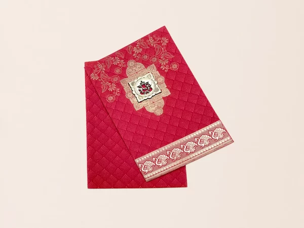 An image of Ganesha Delight Wedding Invitation Card from Times Cards.