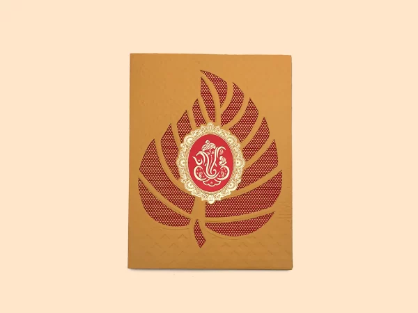 An image of Vighneshvara Wedding Invitation Card from Times Cards.