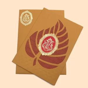 An image of Vighneshvara Wedding Invitation Card from Times Cards.