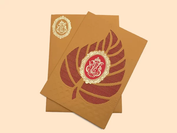 An image of Vighneshvara Wedding Invitation Card from Times Cards.