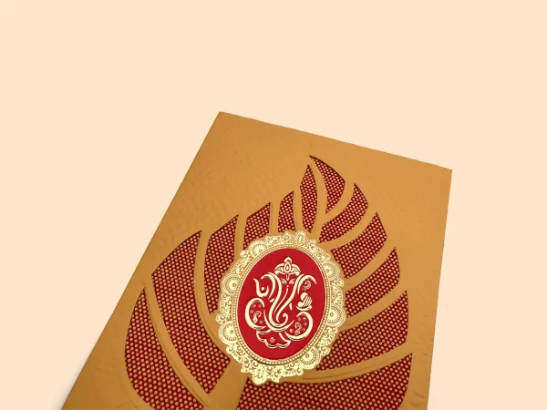 An image of Vighneshvara Wedding Invitation Card from Times Cards.