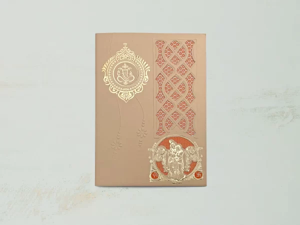 An image of Divya Aamantran Wedding Invitation Card from Times Cards.