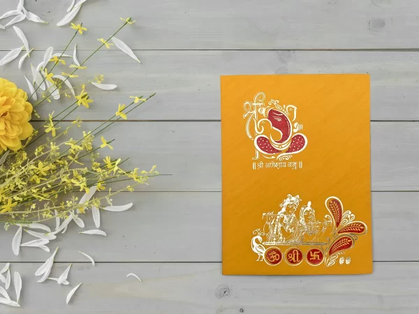 An image of Swarnim Sneh Wedding Invitation Card from Times Cards.