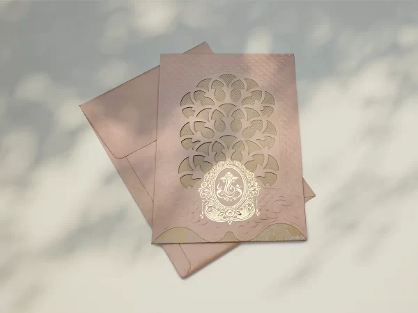 An image of Glittering Euphoria Wedding Invitation Card from Times Cards.