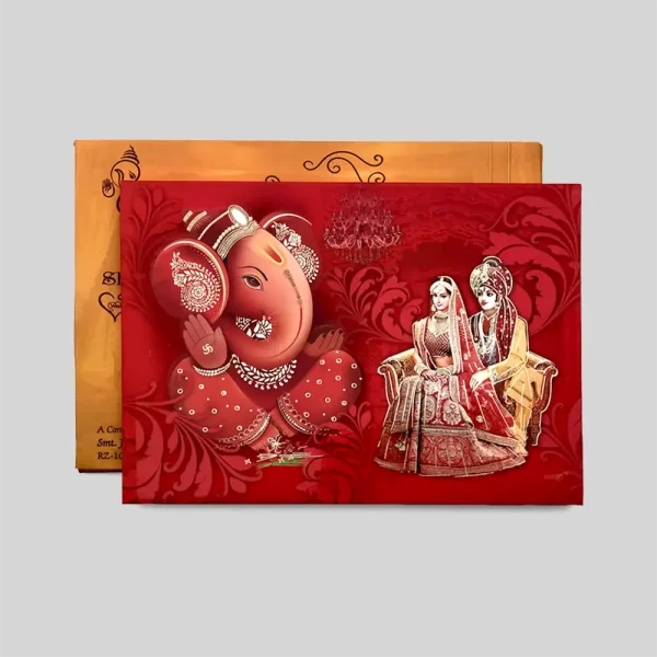 An image of Mangal Milan Wedding Invitation Card from Times Cards.