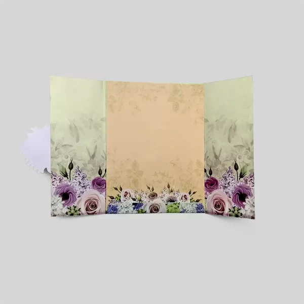 An image of Peanut Roses Wedding Invitation Card from Times Cards.