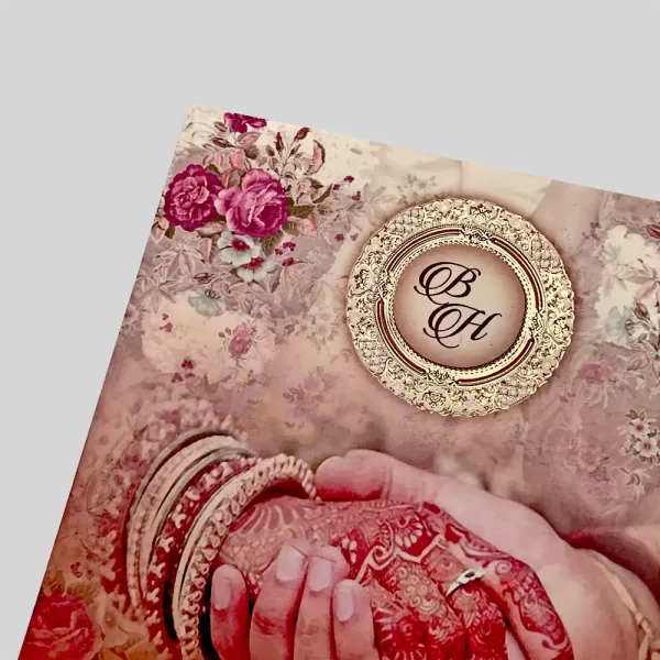 An image of Shubh Milan wedding invitation card from Times Cards.