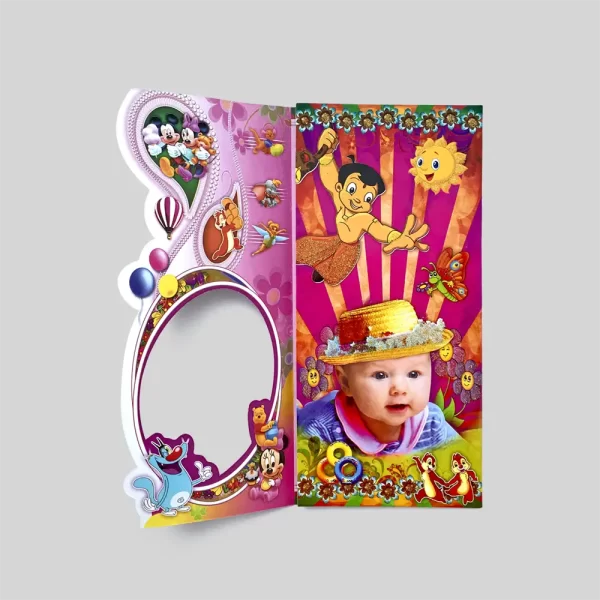 An image of Cartoon Carnival Birthday Invitation Card from Times Cards.