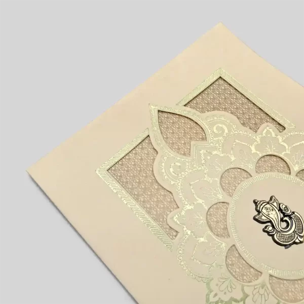 An image of Divya Ornaments Wedding Card from Times Cards.