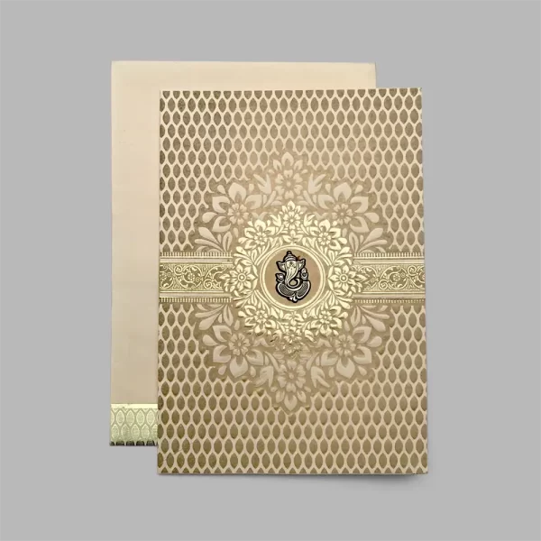 An image of Floral Bloom Wedding Invitation Card from Times Cards.