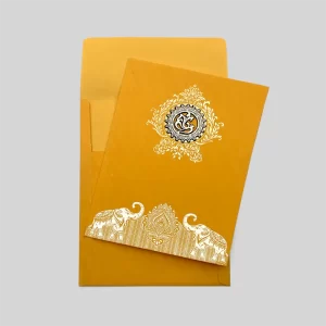 An image of Haldi Hues Wedding Invitation Card from Times Cards.