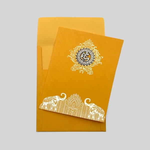 An image of Haldi Hues Wedding Invitation Card from Times Cards.