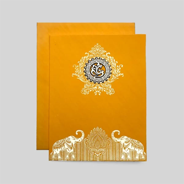 An image of Haldi Hues Wedding Invitation Card from Times Cards.