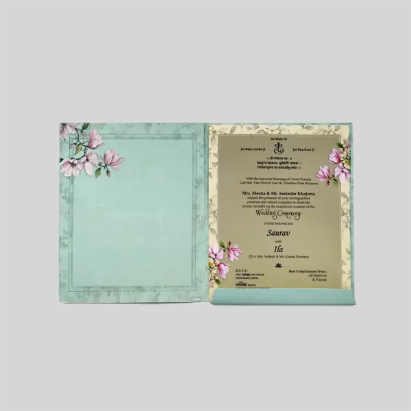 An image of Lily Haven Wedding Invitation Card from Times Cards.