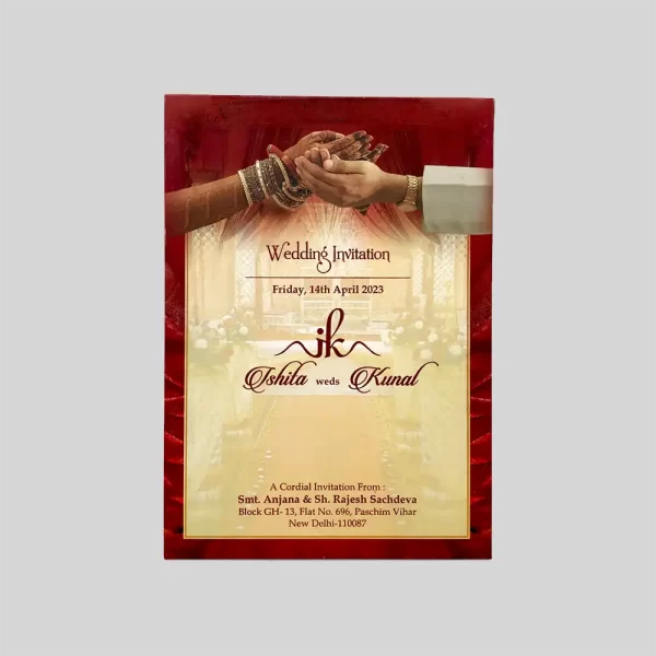 An image of Mangal Parinay Wedding Invitation Card from Times Cards.