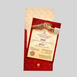 An image of Mangal Parinay Wedding Invitation Card from Times Cards.