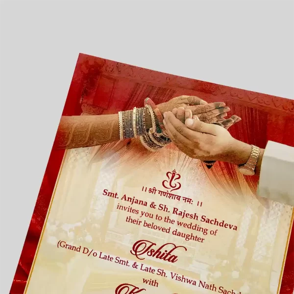 An image of Mangal Parinay Wedding Invitation Card from Times Cards.