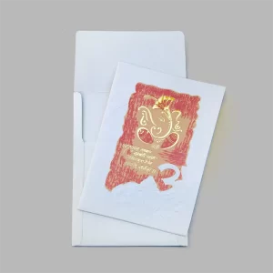 An image of Mangal Murti Wedding Invitation Card from Times Cards.