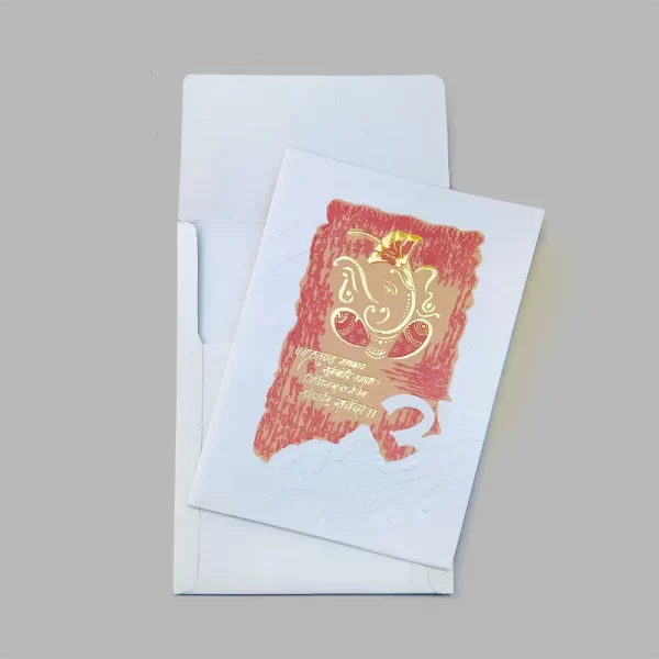 An image of Mangal Murti Wedding Invitation Card from Times Cards.