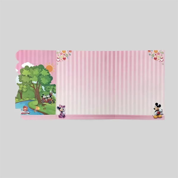 An image of Mickey and Minnie Kids Party Card from Times Cards.