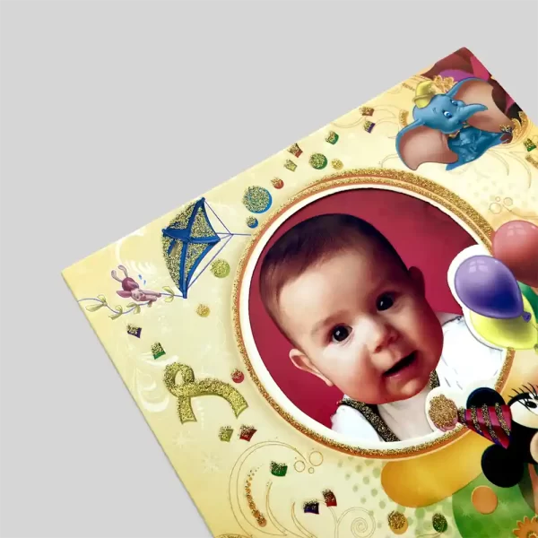 An image of Twinkle Toons Birthday Invitation Card from Times Cards.