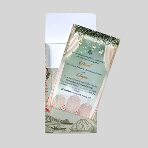 An image of Velvet Vines Wedding Card from Times Cards.