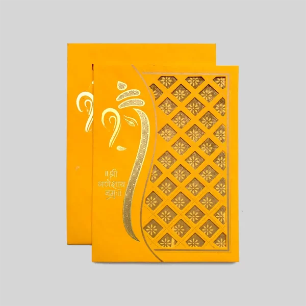 An image of Fulkari Laser-cut Wedding Card from Times Cards.