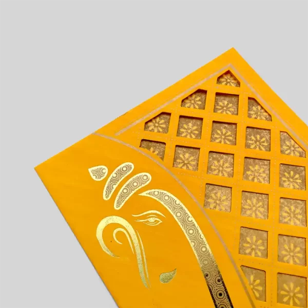 An image of Fulkari Laser-cut Wedding Card from Times Cards.