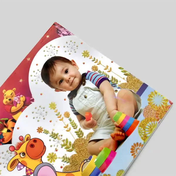 An image of Golden Garden Birthday Invitation Card from Times Cards.