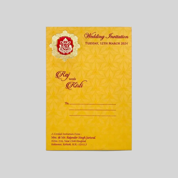 An image of Vandana Wedding Invitation Card from Times Cards.