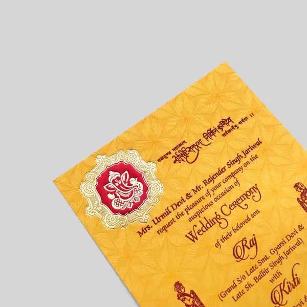 An image of Vandana Wedding Invitation Card from Times Cards.