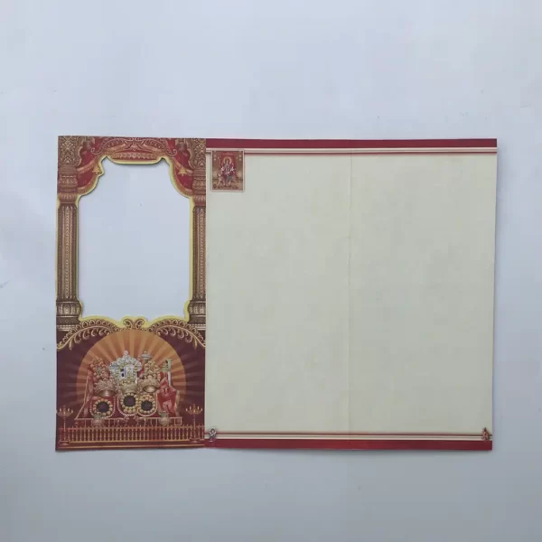 An image of Prarthana Laser Cut Jagran Card from Times Cards.