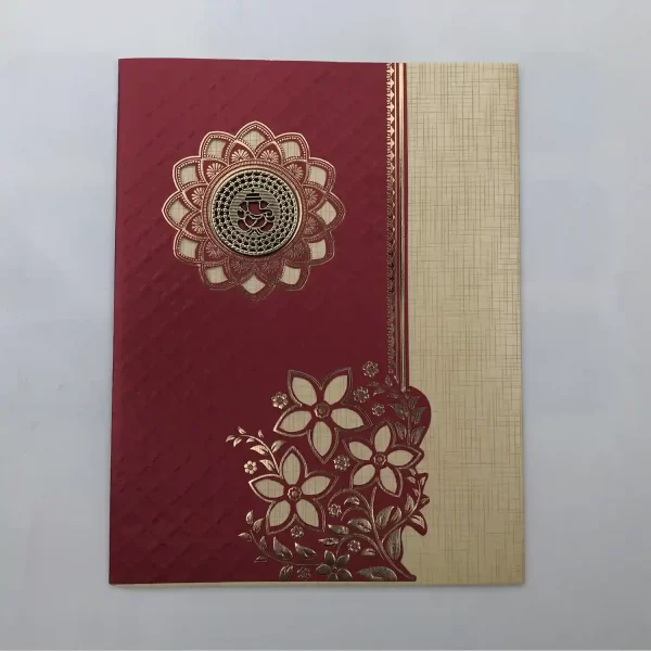 Am image of Royal Mandala Wedding Invitation Card from Times Cards.