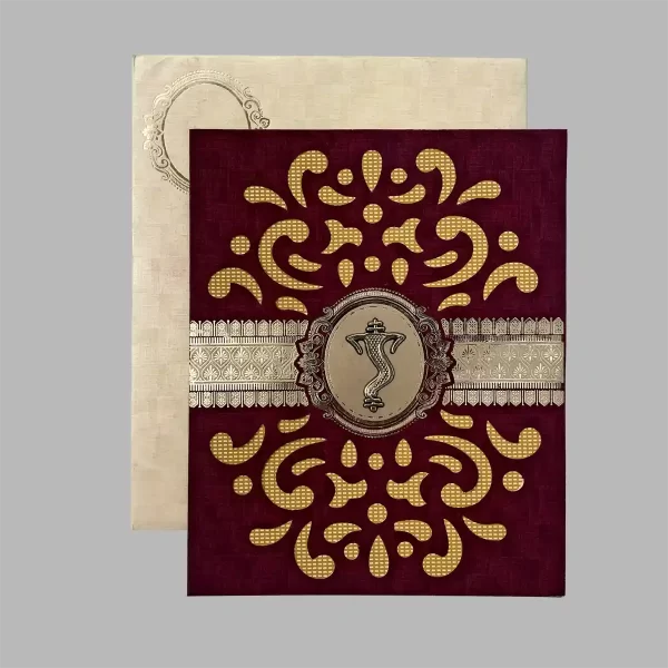 An image of Shahi Ganesh Wedding Invitation Card from Times Cards.