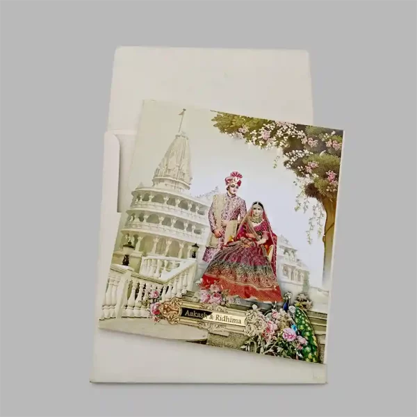 An image of Shahi Shagun Wedding Invitation Card from Times Cards.