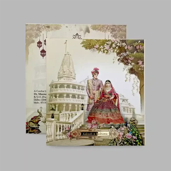 An image of Shahi Shagun Wedding Invitation Card from Times Cards.