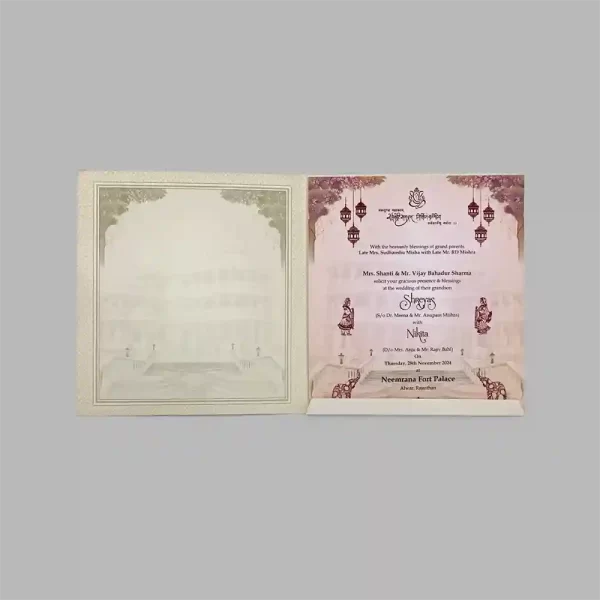 An image of Shahi Shagun Wedding Invitation Card from Times Cards.