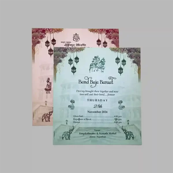 An image of Shahi Shagun Wedding Invitation Card from Times Cards.